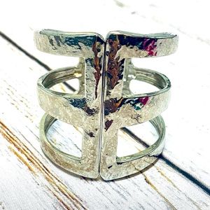 BOUTIQUE: Etched Sterling Silver Wrist Cuff
